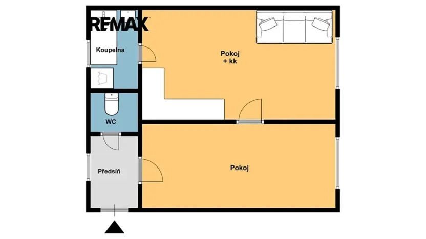 Pronájem bytu 2+kk, Plzeň, Koterovská, 36 m2