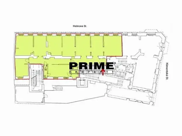 Pronájem kanceláře, Praha - Nové Město, Klimentská, 228 m2