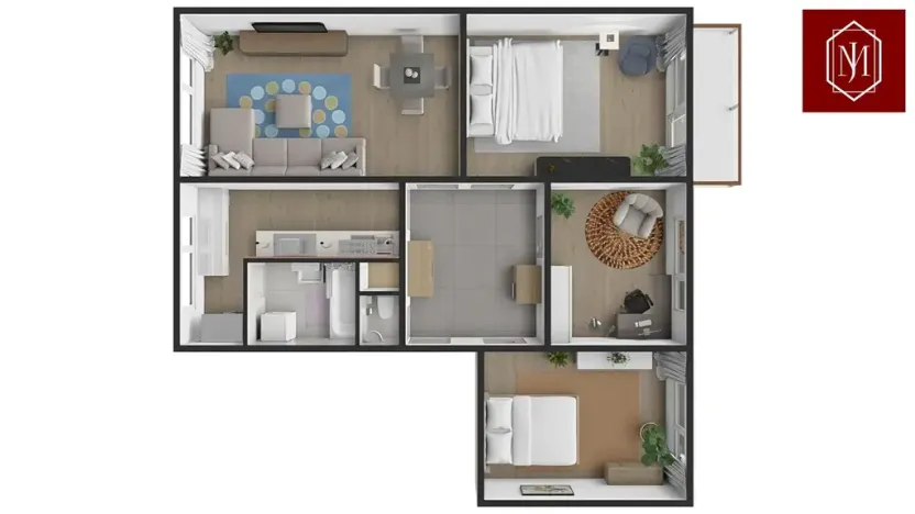 Prodej bytu 4+1, Brno, Turgeněvova, 89 m2