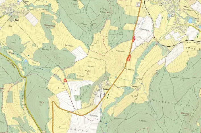 Prodej pole, Běšiny, 6128 m2