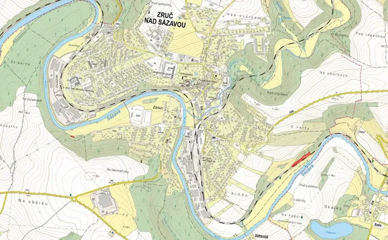 Prodej lesa, Zruč nad Sázavou, 2604 m2
