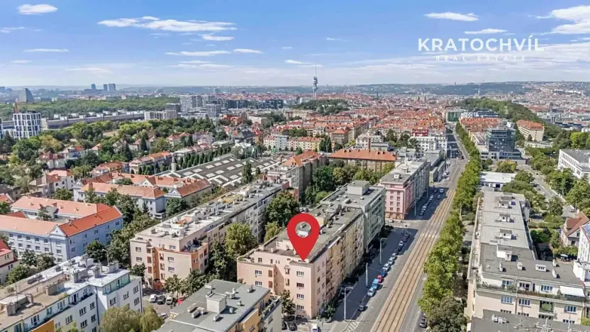 Prodej bytu 2+kk, Praha - Žižkov, Hartigova, 49 m2