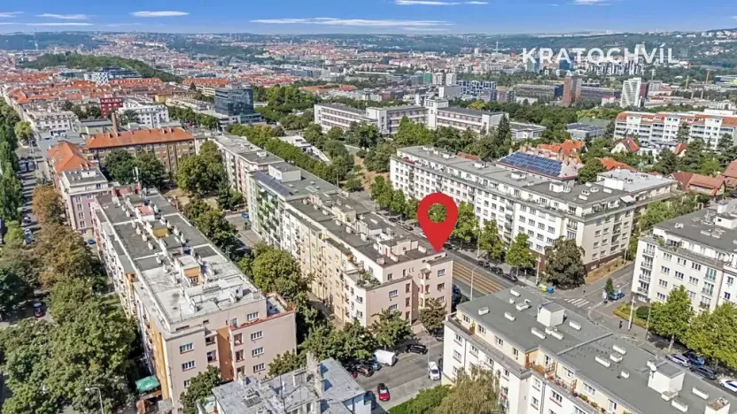 Prodej bytu 2+kk, Praha - Žižkov, Hartigova, 49 m2