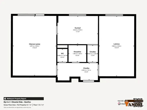 Prodej bytu 2+1, Havířov, Dlouhá třída, 49 m2