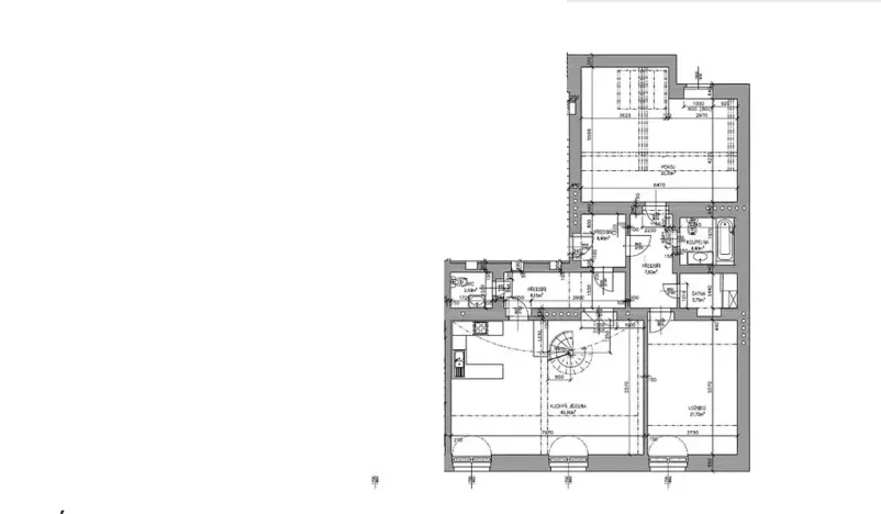 Pronájem atypického bytu, Praha - Josefov, Žatecká, 195 m2