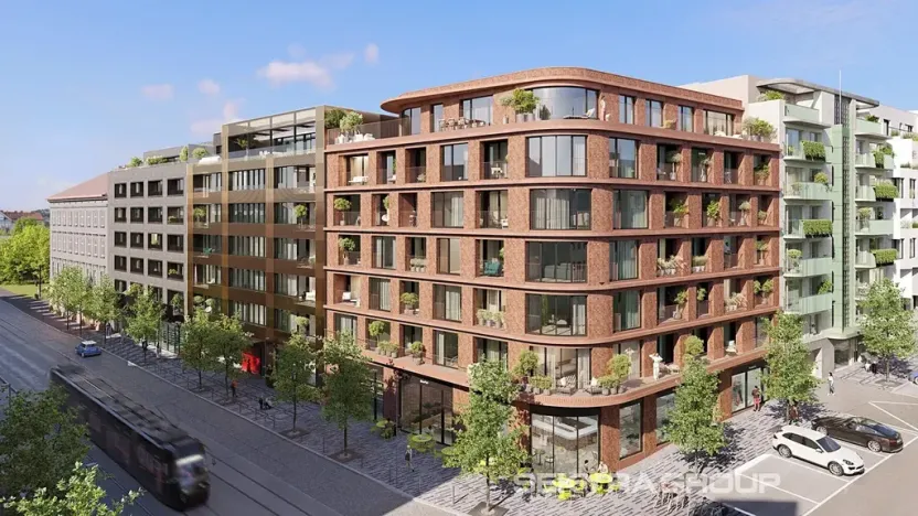 Prodej bytu 1+kk, Praha - Smíchov, Šiklové, 37 m2