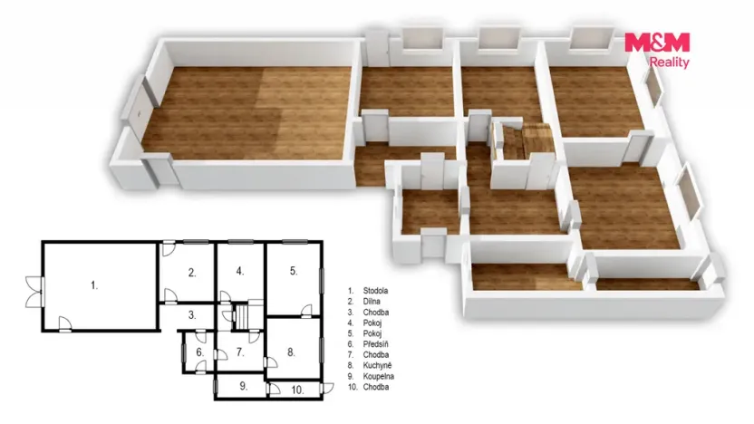 Prodej zemědělské usedlosti, Luková - Květná, 83 m2