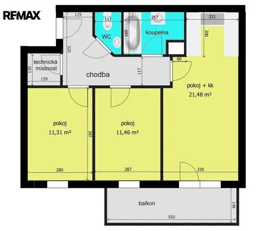 Pronájem bytu 3+kk, Nymburk, V Kolonii, 68 m2
