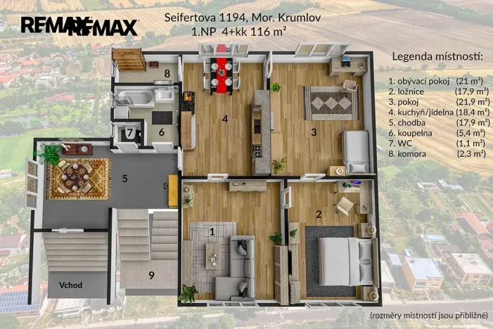 Prodej rodinného domu, Moravský Krumlov, Seifertova, 400 m2
