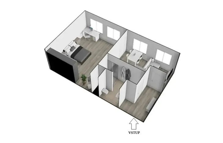Prodej bytu 2+kk, Letovice, Komenského, 50 m2