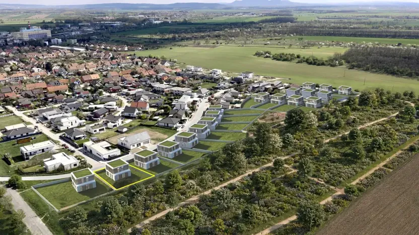 Prodej pozemku pro bydlení, Hrušovany u Brna, Pod Střediskem, 741 m2