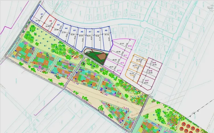 Prodej pozemku pro bydlení, Hrušovany u Brna, Pod Střediskem, 741 m2