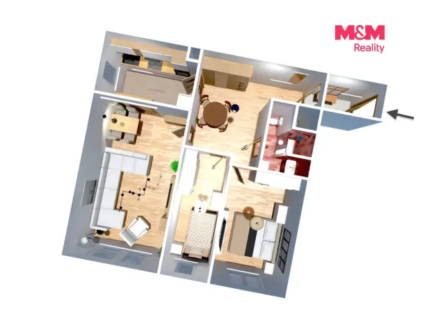 Prodej bytu 3+kk, Praha - Háje, Brechtova, 70 m2