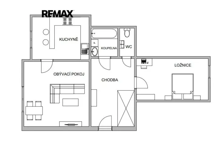Pronájem bytu 2+1, Plzeň, Černická, 65 m2