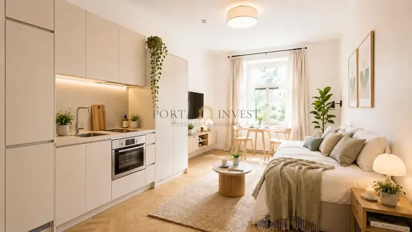 Prodej bytu 1+kk, Praha - Nové Město, Sokolská, 27 m2