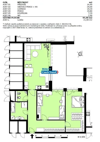 Pronájem bytu 3+kk, Olomouc, Edmunda Husserla, 97 m2