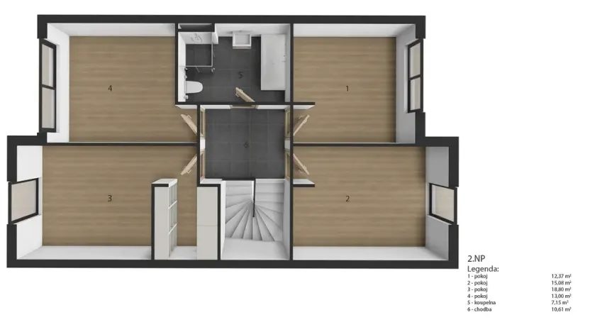 Pronájem rodinného domu, Mladá Boleslav - Chrást, 157 m2