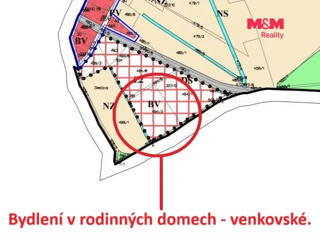 Prodej pozemku pro bydlení, Újezd u Sezemic - Zástava, 1090 m2