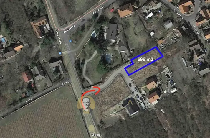 Pronájem zahrady, Mělník, 696 m2