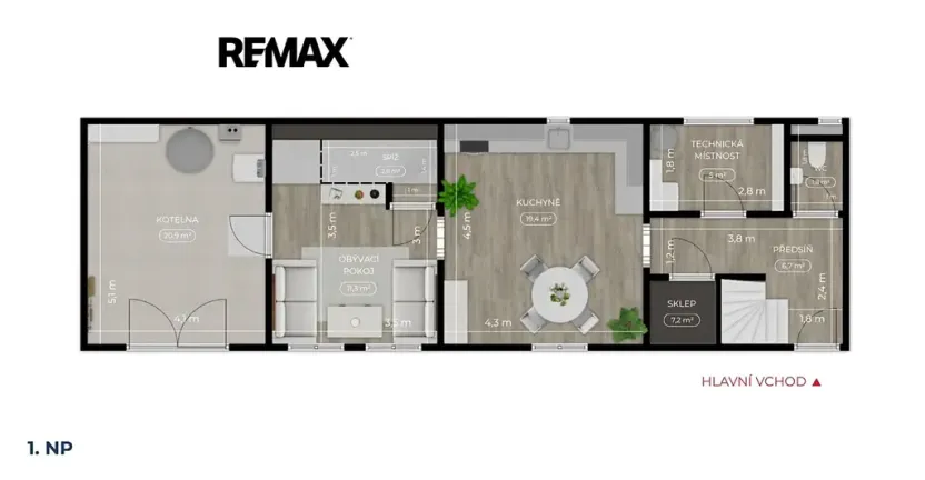 Prodej rodinného domu, Myštice, 115 m2