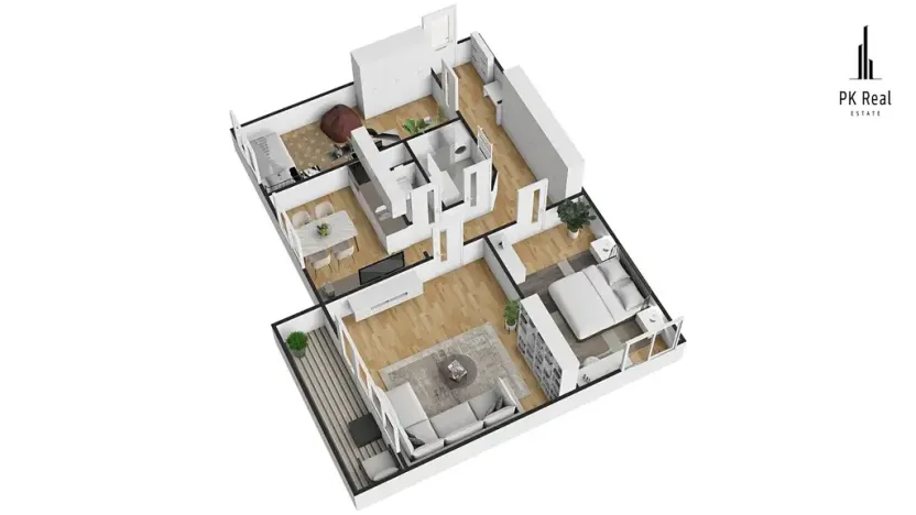 Prodej bytu 3+1, Brno, Čejkovická, 77 m2