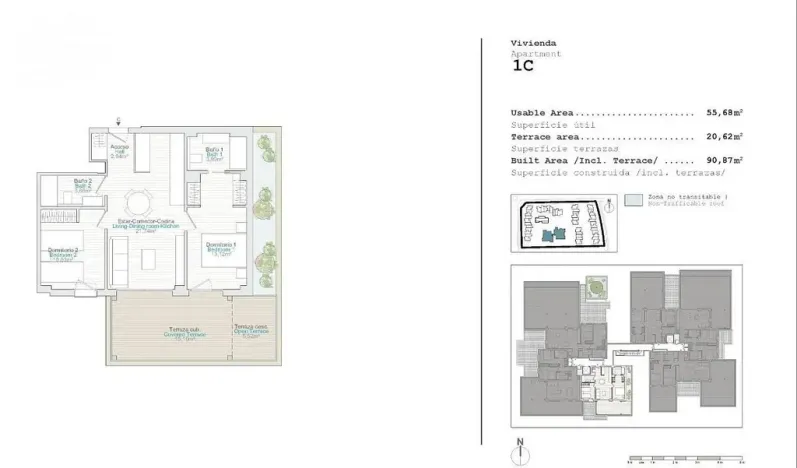 Prodej bytu 3+kk, El Verger, Alicante, Španělsko, 66 m2