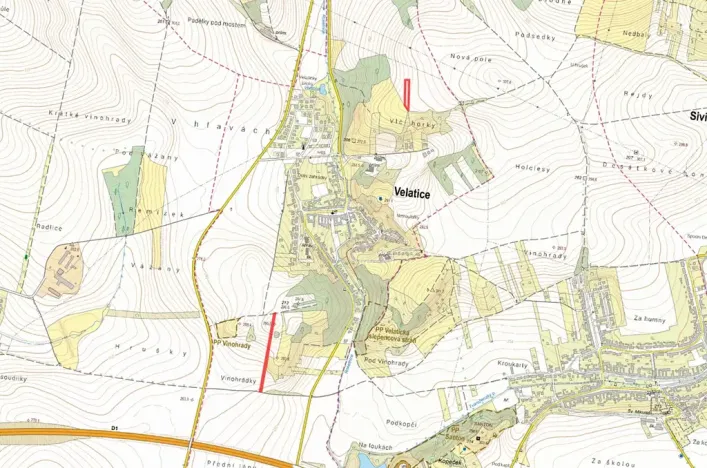 Prodej pole, Velatice, 5191 m2