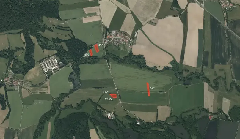 Prodej louky, Krašlovice, 11068 m2