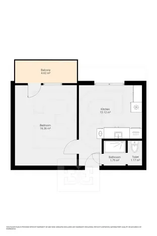 Pronájem bytu 1+1, Praha - Letňany, Bukovecká, 31 m2
