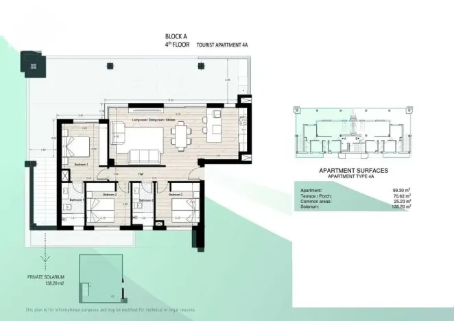 Prodej bytu 4+kk, Los Alcazares, Murcia, Španělsko, 99 m2