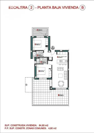 Prodej bytu 3+kk, Torrevieja, Alicante, Španělsko, 84 m2