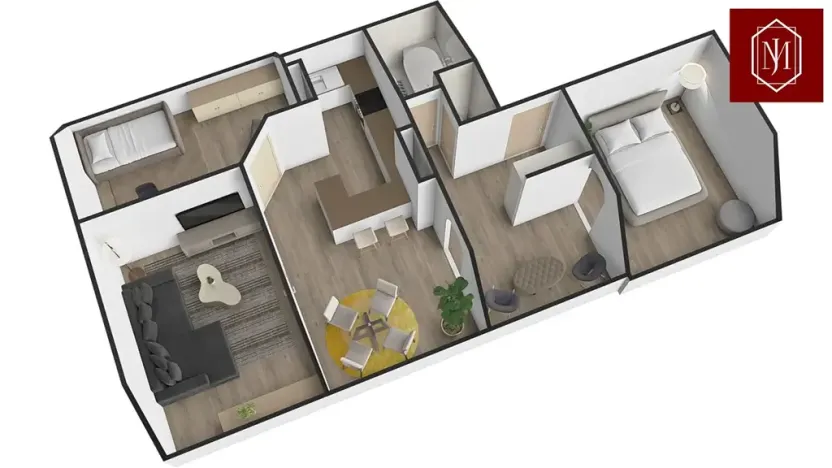 Prodej bytu 4+kk, Jihlava, Riegrova, 82 m2