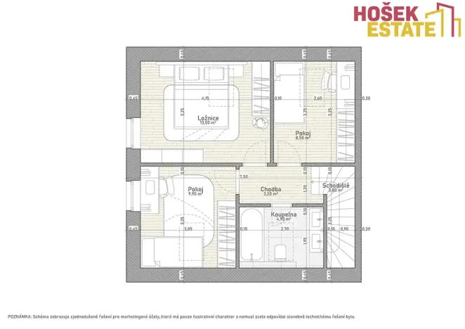 Prodej rodinného domu, Chvatěruby, 87 m2