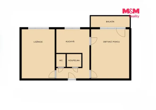 Pronájem bytu 2+1, Ostrava - Poruba, Sokolovská, 52 m2