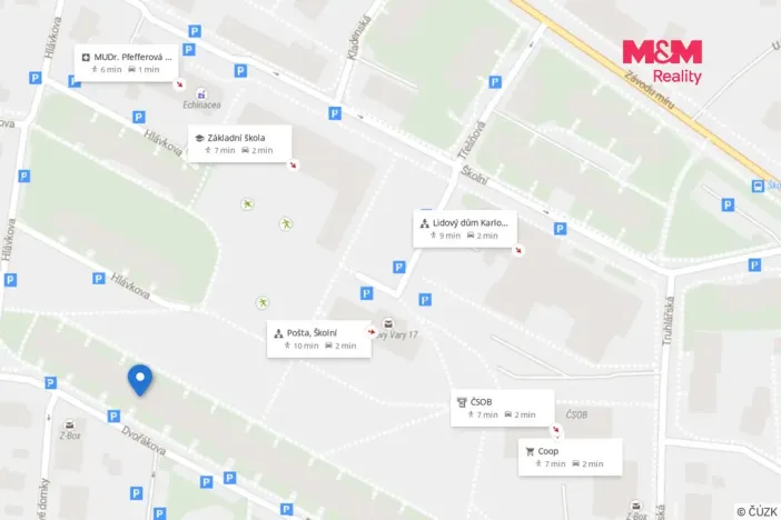 Prodej bytu 2+1, Karlovy Vary - Stará Role, Dvořákova, 65 m2