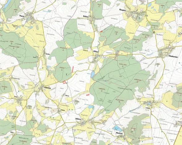 Prodej pole, Biřkov, 9293 m2