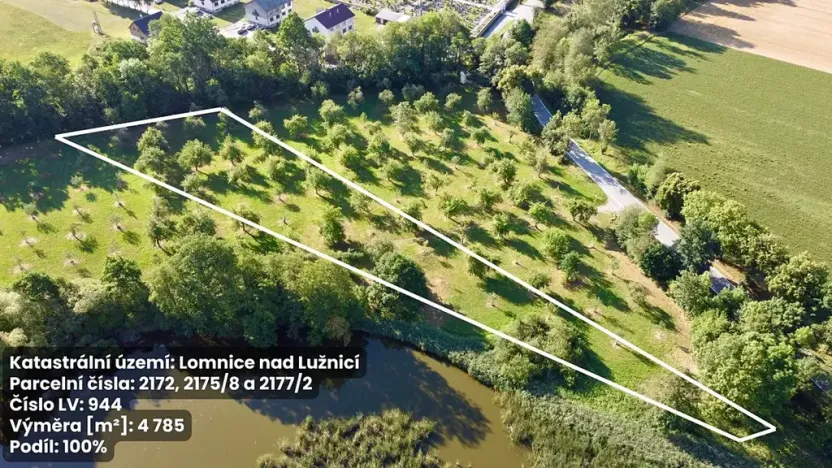 Prodej sadu/vinice, Lomnice nad Lužnicí, 4785 m2