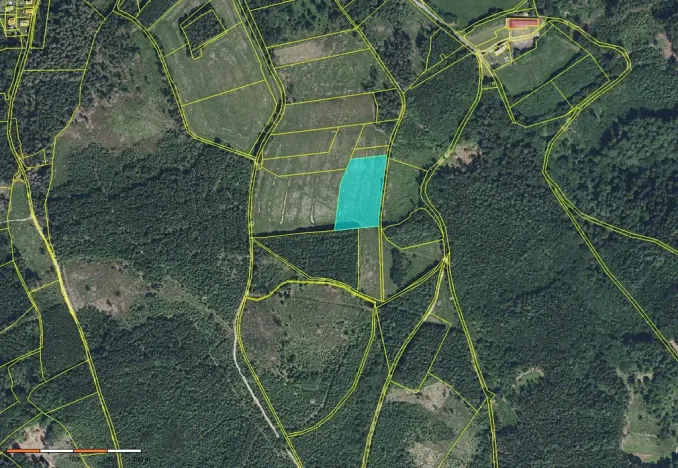 Prodej podílu louky, Vlastiboř, 3222 m2
