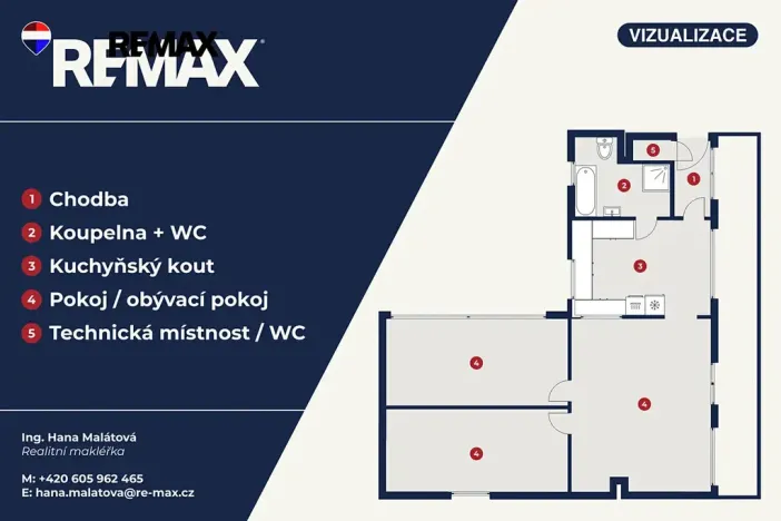 Prodej atypického bytu, Praha - Vršovice, Turkmenská, 85 m2