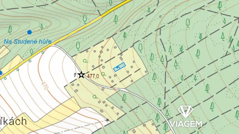 Prodej podílu zahrady, Česká Třebová, 368 m2