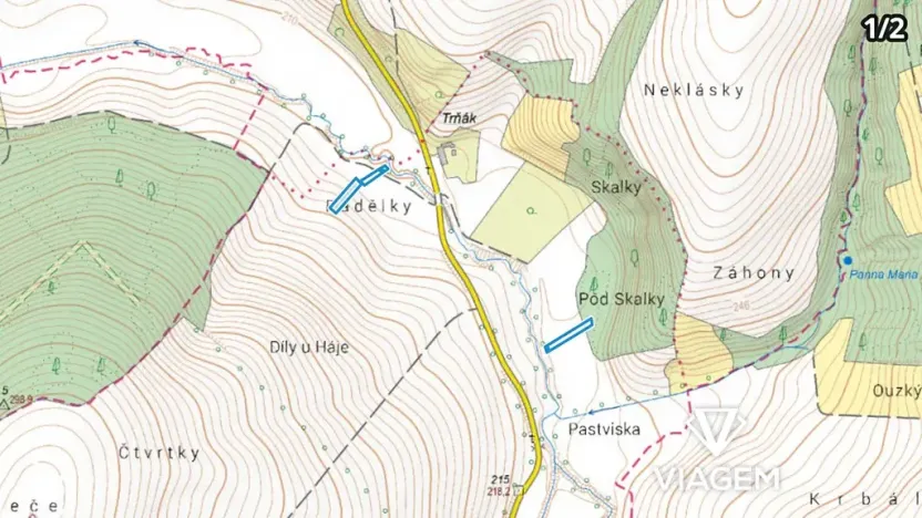 Prodej podílu pole, Kroměříž, 613 m2