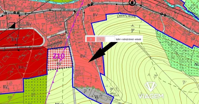 Prodej podílu pozemku pro bydlení, Těchonín, 1742 m2
