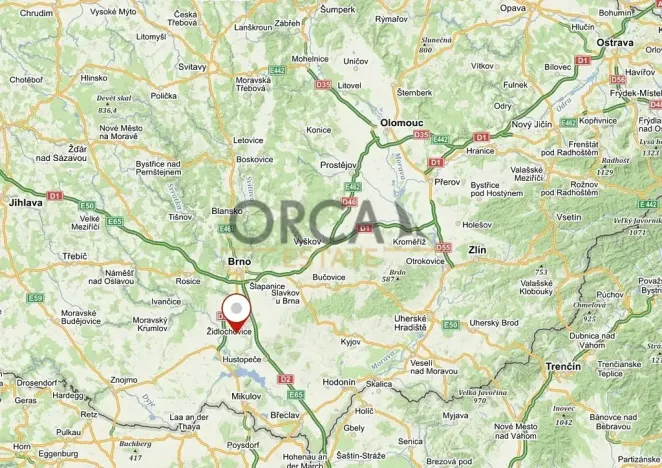 Prodej podílu pole, Žabčice, 396 m2