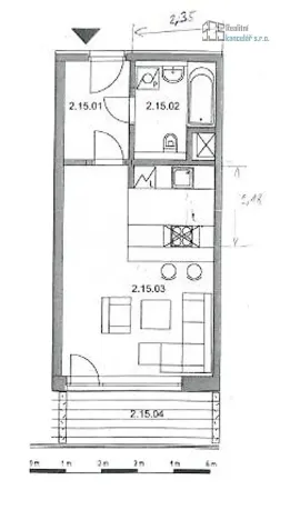 Pronájem bytu 1+kk, Brno, Pastviny, 58 m2