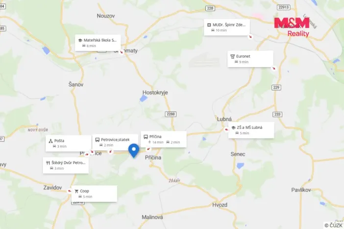 Prodej pozemku pro bydlení, Petrovice, 3359 m2