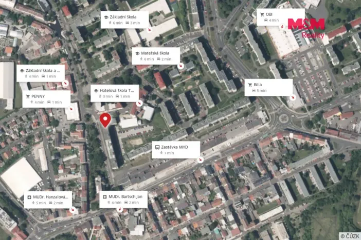 Prodej bytu 3+1, Teplice - Trnovany, U Červeného kostela, 79 m2