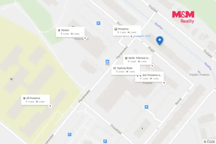 Prodej bytu 3+1, Teplice - Prosetice, Krajní, 72 m2