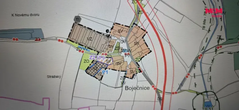 Prodej pozemku pro bydlení, Bor - Boječnice, 1093 m2