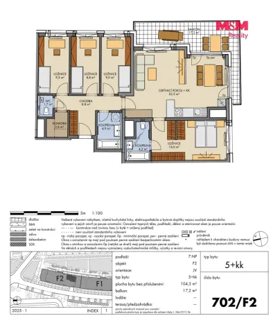 Prodej bytu 5+kk, Praha, Bartůňkova, 106 m2