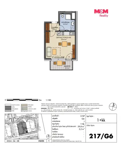 Prodej bytu 1+kk, Praha, Honzíkova, 30 m2